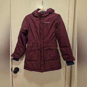 Columbia Maroon Hooded Jacket